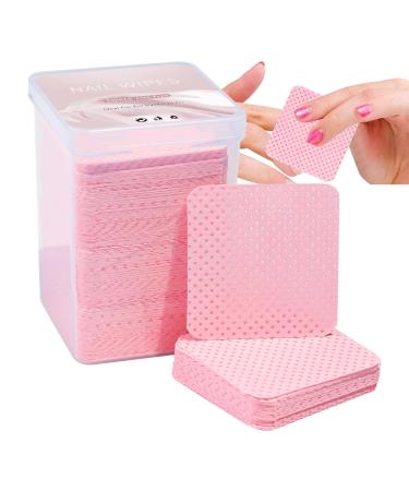200 Pieces | Soft and Square Fluffy Nail Polish Remover Pads for Nails