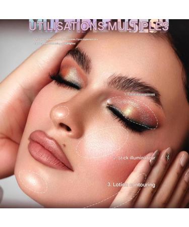 Eyeshadow Pen 6 x Eyeshadow Sticks Multi-Use Matte & Shiny Make-Up Pencil Eyeshadow Base Intense Day and Evening Look - Buy Online on GoSupps.com