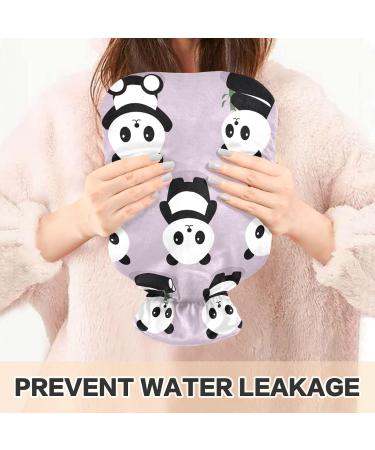 Pandas BAP Free 2L Hot Water Bottle with Cover - Large Hot Bag for Pain Relief & Hot/Cold Therapy - Buy Online on GoSupps.com