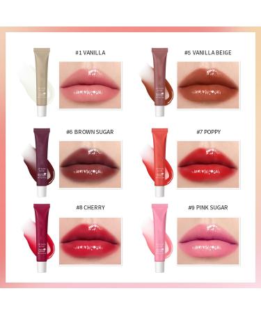 CHIFURE Summer Lip Balm Butter,Nourishing Lip Gloss Balm Set,Long-lasting Non-Sticky Lip Care with Natural Ingredients,Shea & Olive Butter,Soothes Softens Dry Lips,0.5 Oz(#6-Brown Sugar) - Buy Online on GoSupps.com