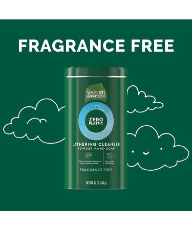Seventh Generation Zero Plastic Powder Hand Soap - Fragrance Free 12 oz - Eco-Friendly & Sustainable Cleaning Solution - Buy Online on GoSupps.com