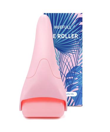 huefull Ice Face Roller Skin Care, Ice Roller for Face & Eye Puffiness Relief, Reduce Pain Migraine and Wrinkles, Face Massager Roller Gifts for Women(Pink)