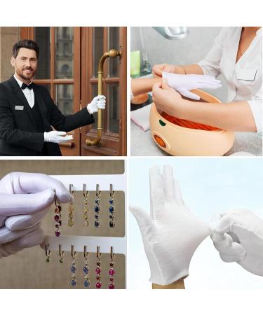 5 Pairs White Cotton Gloves Moisturizing Gloves Cotton Gloves for Eczema Protective Gloves Cotton Gloves for Dry Hands Hand Cream Gloves Cotton Moisturising Gloves One Size Fits Men and Women - Buy Online on GoSupps.com