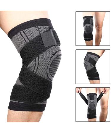 Vitoki Knee Braces - 1 Pack Knee Compression Sleeve for Sports, Workout, Weightlifting - Joint Pain and Arthritis Relief - Gray M - Buy Online on GoSupps.com