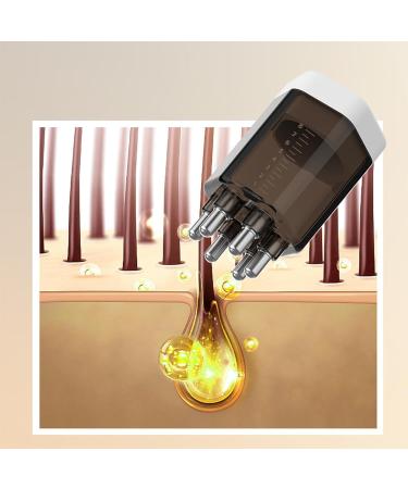 Oralgo Scalp Massage Device & Hair Oil Applicator for Enhanced Hair Growth - Essential Oil Brush for Gray Hair Treatment - Buy Online on GoSupps.com