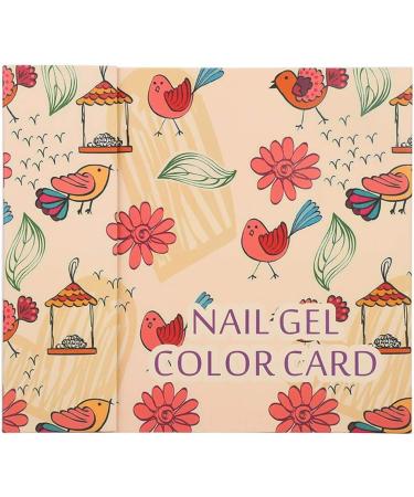 Professional 120 Colors Nail Art Display Color Card Nail Polish Gel Colors Display Book False Nail Sample Display Board Manicure Salon Accessory (01) - Buy Online on GoSupps.com