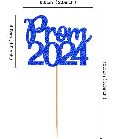 32 Pcs Glitter 2024 Graduation Cupcake Toppers Prom 2024 Cupcake Toppers NO DIY NEEDED 32 PCS Food/Appetizer Picks For Graduation Party Cake Decorations Class of 2024 Set 32 Pieces (Blue) - Buy Online on GoSupps.com