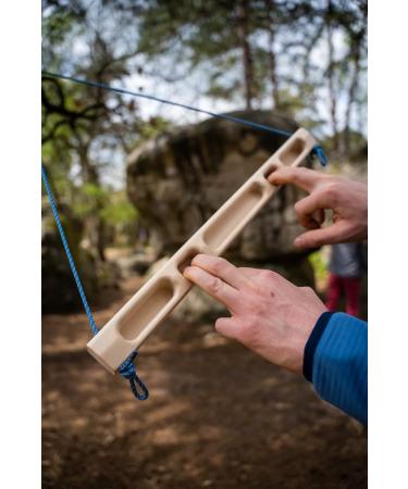 Whiteoak Portable Hillboard - Wood Fingerboard for Climbing Training | 50x3.5x4.5cm | Boulder Accessories by Ahornhol - Buy Online on GoSupps.com