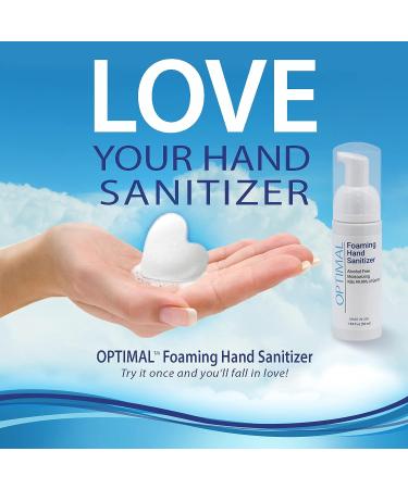 Alcohol-Free Foaming Hand Sanitizer - 99.99% Germ-Killing Antibacterial Formula - Travel Size 1.69 oz. Foam Pump Bottle (Pack of 6) - Moisturizing and Effective - Buy Online on GoSupps.com