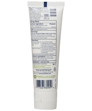 Toms of Maine Outrageous Orange Mango Toothpaste 4.2 oz | Fluoride | Natural Ingredients - Buy Online on GoSupps.com