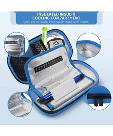 Jasilon Eva Insulated Diabetic Insulin Cooler Bag - Travel Case with Ice Pack - Buy Online on GoSupps.com