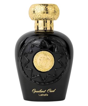 Lattafa Opulent Oud for Unisex Eau de Parfum Spray 3.4 Ounce