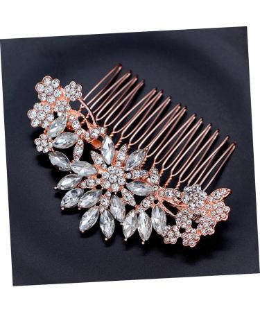 Housoutil 1pc Crystal Hair Comb Hair Accessory for Women Bridal Hair Accessories Bridal Hair Comb Rhinestone Hair Clip Combs for Women Hair Combs Bridal Haircombs Headgear Bride Rhinestones - Buy Online on GoSupps.com