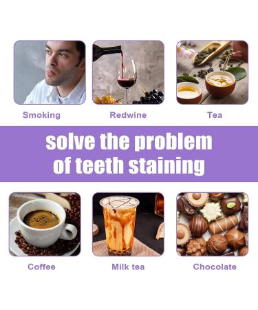 Teeth Whitening Purple Toothpaste - V34 Colour Corrector 2PCS | Stain Removal & Brightness Booster | Reduce Yellowing | Gentle Formula | Purple-1 - Buy Online on GoSupps.com