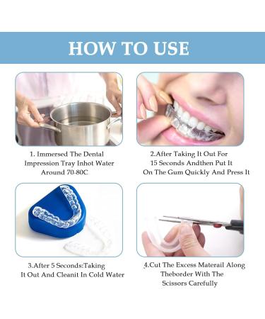 Senshuomy Mouth Guard for Teeth Grinding Sleep Mouth Guard Anti Grinding Mouth Guard for Sleeping at Night Reusable Mouth Guards Grinding Teeth for Adults & Kids to Prevent Bruxism 4 Pcs - Buy Online on GoSupps.com