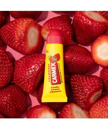  Carmex Carmex Strawberry Lip Balm Moisturizing Spf 15 6 Units - Buy Online on GoSupps.com