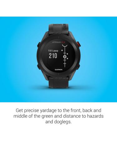 Garmin Approach S12 GPS Golf Watch (Black) - 42k+ Preloaded Courses | Easy-to-Use | 010-02472-00 - Buy Online on GoSupps.com