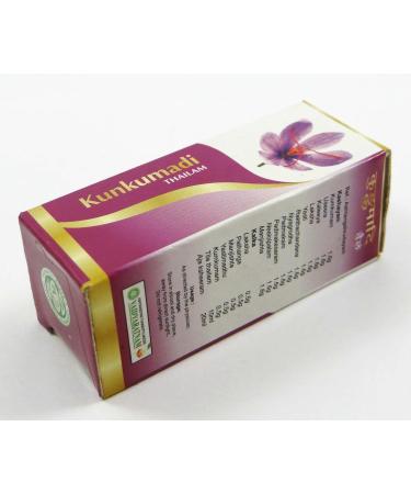 Vaidyaratnam Ayurvedic Kunkumadi Thailam 10ml - Pure and Natural Formula - Buy Online on GoSupps.com