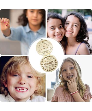 Personalized Wooden Milk Tooth Box for Kids | Tooth Fairy Storage | Unique Baby Gift Ideas | Leonshco - Buy Online on GoSupps.com