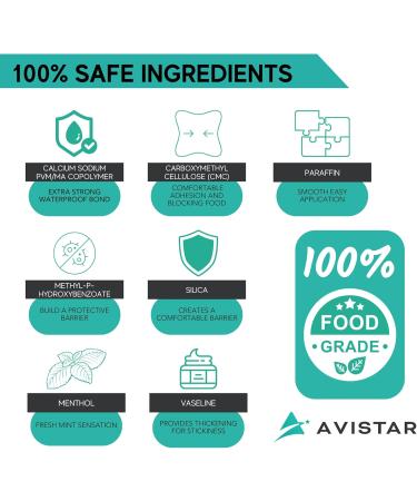 Avistar Extra Strong Denture Adhesive Cream (3 Pack 4.2 Fl Oz) and Retainer Cleaning Tablets (150 Mint Flavor 5 Months Supply) - Buy Online on GoSupps.com