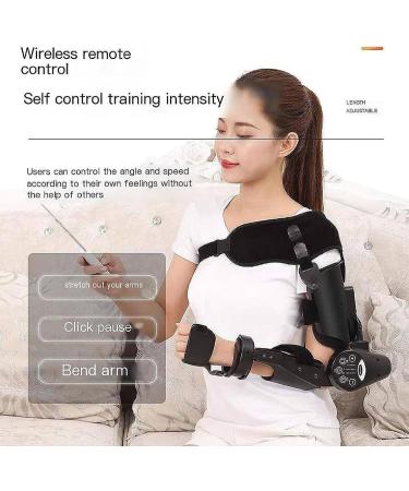 Hinged Elbow Brace Arm Exerciser | Electric Joint Rehab Device for Stroke & Hemiplegia | Left Arm Flexion & Extension Trainer - Buy Online on GoSupps.com