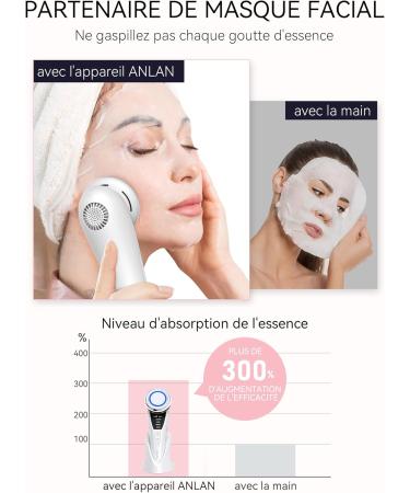 ANLAN 5 in 1 Anti Wrinkle Device Anti-Aging Beauty Device for Facial Care Deep Cleansing Face Lift with Makeup Remover Pad - Buy Online on GoSupps.com