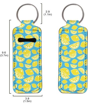 COEQINE Chapstick Keychain for Women and Girls - Lip Balm Holder - Lipstick Holder - Keychain Sky Blue Purple One Size - Buy Online on GoSupps.com