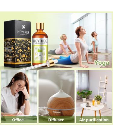 HEYTREE Vetiver Essential Oil 100ml - 100% Pure Therapeutic Grade for Diffuser (Pack of 1) - Buy Online on GoSupps.com