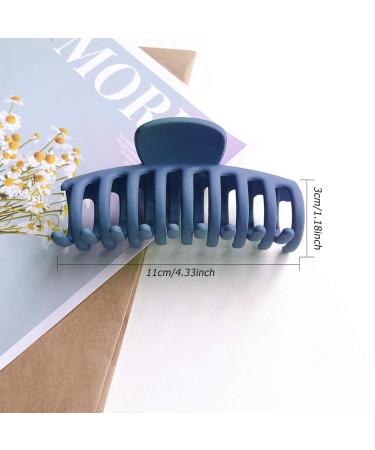 Yisscen 6 Pcs Large Irregular Hairpins - Slip-Resistant Plastic Claw Clips (4.33 inch) for Women | Reusable Hair Accessories - Buy Online on GoSupps.com