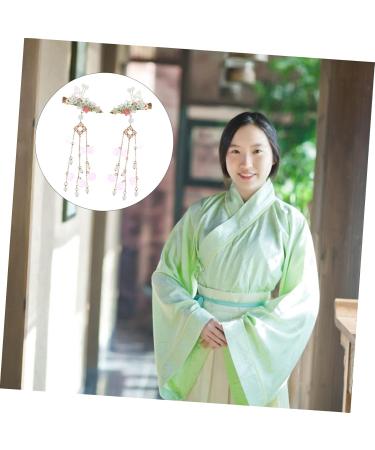 MAGICLULU 2 Pairs Butterfly Hair Clip Womens Hair Accessories Barrettes for Tassel Hair Clips Hair Stick for Lady Chinese Hair Barrettes Tassel Headdress Hairpin Miss Metal Alloy - Buy Online on GoSupps.com