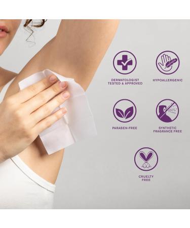 DERMAdoctor Antiperspirant Wipes - Dermatologist-Formulated Hyperhidrosis Treatment for Body Hands & Feet | Anti Sweat Hypoallergenic Deodorant | 10 Individually Wrapped Wipes - Buy Online on GoSupps.com