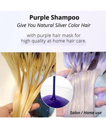 Intensive Silver Shampoo Purple Toning & Moisturizing for Blonde & Gray Hair | Anti-Yellow Tint Treatment - Buy Online on GoSupps.com