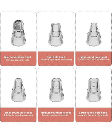 2022 Upgraded Blackhead Remover Pore Vacuum Kit | Facial Pore Cleaner Electric Acne Extractor Tool with 6 Probes | USB Rechargeable | For Women & Men | Suitable for Oil, Dry, and Mixed Skin - Buy Online on GoSupps.com