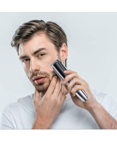 Hatteker Men's 5 in 1 Grooming Kit - Cordless Waterproof Hair Clipper, Beard Trimmer, Mustache Trimmer, Body Groomer, Nose and Ear Trimmer - Professional Men's Hair Trimmer - Buy Online on GoSupps.com