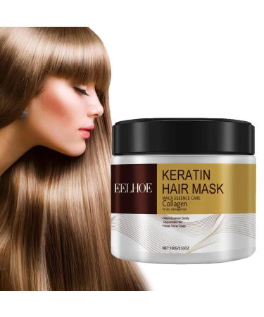 Collagen Hair Treatment Collagen Hair Mask Conditioning Argan Oil Hair Mask Keratin Hair Mask Collagen Treatment Deep Repair Conditioner Hair Masks for Dry Damaged Hair (1PC) - Buy Online on GoSupps.com