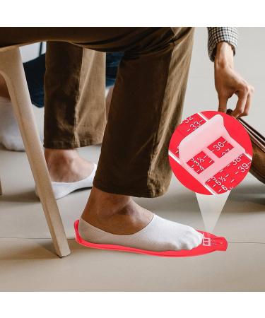 Cabilock 3Pcs Foot Measurement Device UK Size Shoe Feet Measuring Ruler Sizer - Foot Gauge for Adults, Men, Women, Infants, and Kids - Red, Black, Blue - Buy Online on GoSupps.com