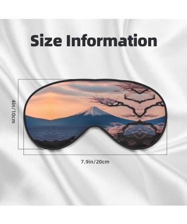 Japan Mount Fuji Landscape Soft Sleep Eye Mask - Breathable Female Eye Patch for Travel & Relaxation - Buy Online on GoSupps.com