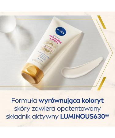 BEIERSDORF AG NIVEA LUMINOUS630 Body Lotion Even Skin Tone Anti Marks & Spots 200 ml - Buy Online on GoSupps.com