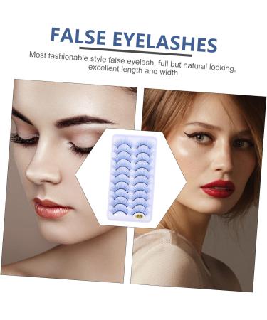 minkissy 10 Pairs Fake Eyelashes Dollsthetic Lashes Faux Lashes Cosmetic Supplies Makeup Lashes Halloween Women False Eyelashes Halloween Fake Lashes False Lashes Fiber Make up Extend - Buy Online on GoSupps.com