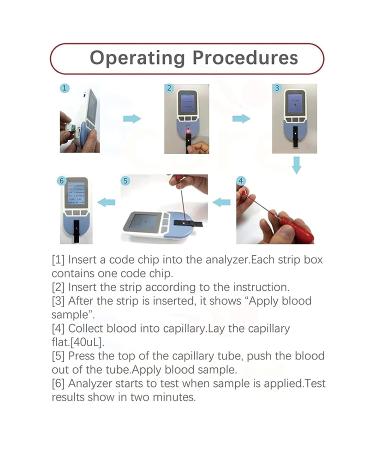 Blood Lipid Tester Cholesterol Test Meter Lipid Test Meter Analyzer Cholesterol Test Kit Multi-Function 5 In 1 TC TG HDL LDL with 25 Strips Home Lipid Analyzer Quick Results - Buy Online on GoSupps.com