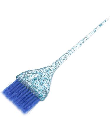 Glitter Handle Hair Dye Brush Hair Coloring Tool with Long Handle Material Pearly Lustre Handle for Beauty Salon and Hair Salon (Blue) - Buy Online on GoSupps.com