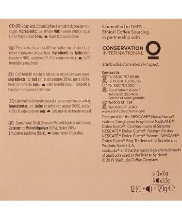 Starbucks - Latte Macchiato by Nescaf Dolce Gusto - 3X 12 Capsules - Buy Online on GoSupps.com