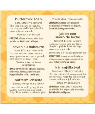 Burt's Bees Baby Bee Buttermilk Soap - Gentle Cleansing Bar for Sensitive Skin - Buy Online on GoSupps.com