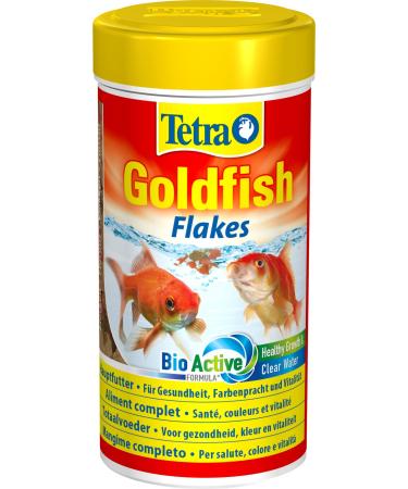 Tetra Goldfish Flakes - flake fish food for all goldfish and other cold water fish 250 ml can flakes 250 ml (1 pack)