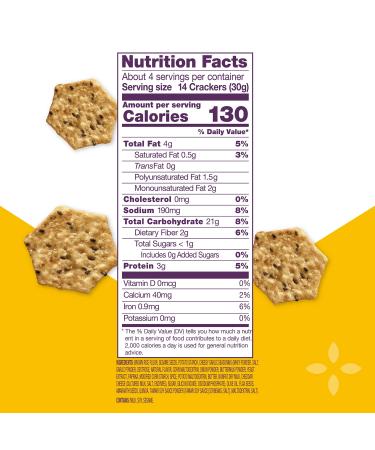 Crunchmaster Multi-Seed Crackers - Artisan Cheesy Garlic Bread, 4 oz Pack - Buy Online on GoSupps.com