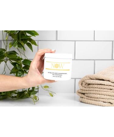 NOW BEAUTY Ultra Hydrating No Yellow Hair Mask - Purple Mask Treatment for Blonde Hair - Paraben & Sulfate Free - 16 Oz - Buy Online on GoSupps.com