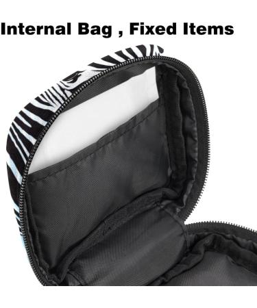 Zebra Motif Storage Bags for Women's Bandages & Menstrual Products Portable Holder for Tampons Panty Liners & More - Buy Online on GoSupps.com