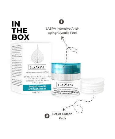 Glycolic Acid Peel (10%) Treatment Kit by LASPA | Exfoliating Face Peel for Anti-Aging & Skin Texture | Hydrating Hyaluronic Acid - 0.50 oz - Buy Online on GoSupps.com