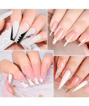 GZMAYUEN White Builder Gel for Nails 15 ml Nail Extension Builder Gel UV Gel Nail Extension Nail Art Manicure White UV Fibreglass Nail Gel for Nail Studio - Buy Online on GoSupps.com