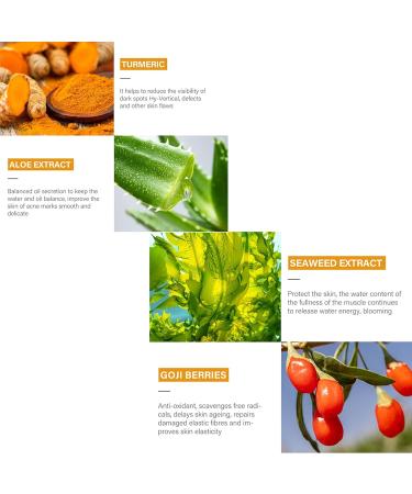  KOAHDE Turmeric Skin Brightening Toner Kojic Acid Face Serum Turmeric Antioxidant Serum Anti-Spot Turmeric Face Serum Brightening Serum for Dark Spots 30ml 1pc - Buy Online on GoSupps.com